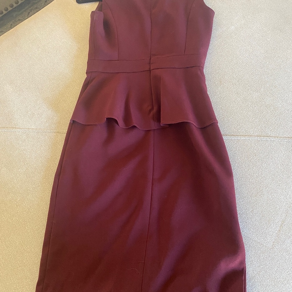 Cocktail dress - wine colored. Worn twice